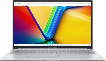ASUS VivoBook 17 X1704VA-AU808W, Cool Silver, Core 5 120U, 16GB RAM, 512GB SSD