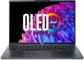 Acer Swift Go 16 OLED SFG16-72-76Q5, Steel Gray, Core Ultra 7 155U, 16GB RAM, 512GB SSD