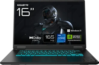 GIGABYTE Gaming A16 CVHI3DE894SH, Black Steel, Core i7-13620H, 16GB RAM, 1TB SSD, GeForce RTX 5060