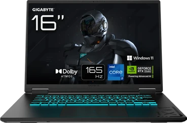 GIGABYTE Gaming A16 CWHI3DEC94SH, Black Steel, Core i7-13620H, 16GB RAM, 1TB SSD, GeForce RTX 5070