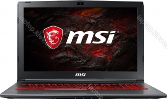 MSI GV62 7RD-1626DE, Core i7-7700HQ, 8GB RAM, 256GB SSD, 1TB HDD, GeForce GTX 1050