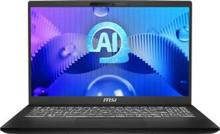 MSI Modern 15 H AI C1MOG-242, Classic Black, Core Ultra 7 155H, 16GB RAM, 512GB SSD