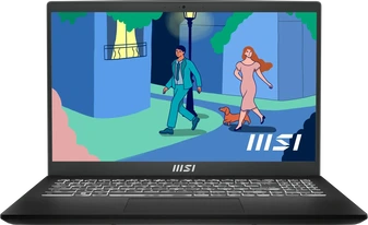 MSI Modern 15 B7M-284, Classic Black, Ryzen 5 7530U, 16GB RAM, 512GB SSD