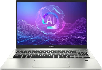 MSI Prestige A16 AI+ A3HMG-036, Urban Silver, Ryzen AI 9 365, 32GB RAM, 1TB SSD