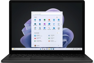 Microsoft Surface Laptop 5 15", Mattschwarz, Core i7-1255U, 8GB RAM, 512GB SSD, FR