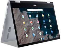 Acer Chromebook Spin 513 CP513-1H-S53J, Silver, Snapdragon 7c, 4GB RAM, 64GB Flash