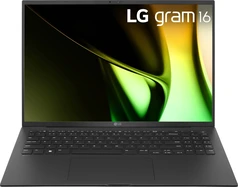 LG gram 16 (2024), Black, Core Ultra 5 125H, 8GB RAM, 512GB SSD