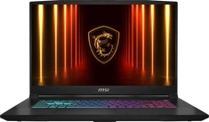 MSI Katana 17 HX B14WFK-234, Core Black, Core i7-14650HX, 16GB RAM, 1TB SSD, GeForce RTX 5060