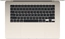 Apple MacBook Air 15", Starlight, M4 - 10 Core CPU / 10 Core GPU, 16GB RAM, 256GB SSD [2025]