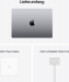 Apple MacBook Pro 14.2" Space Gray, M1 Pro - 10 Core CPU / 16 Core GPU, 16GB RAM, 1TB SSD