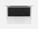 Apple MacBook Pro 14.2", silber, M4 Max - 14 Core CPU / 32 Core GPU, 36GB RAM, 1TB SSD