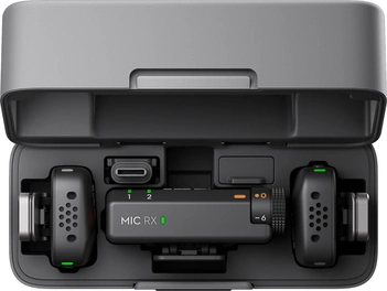 DJI Mic mini, 2 transmitter + 1 receiver + charging case