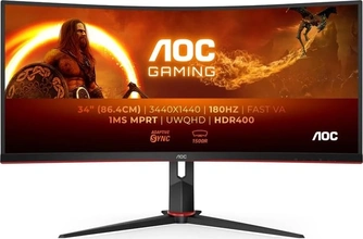 AOC CU34G2XPD/BK, 34"