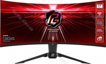ASRock Phantom Gaming PG34WQ15R2B, 34"