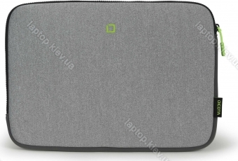 Dicota Skin flow 13-14.1" sleeve, grey/green