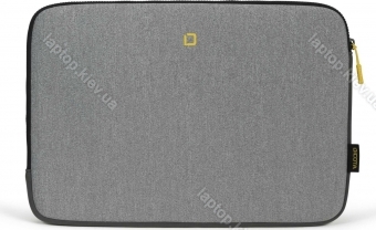 Dicota Skin flow 15-15.6" sleeve, grey/yellow
