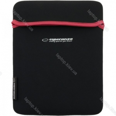 Esperanza neoprene 9.7" sleeve, black/red