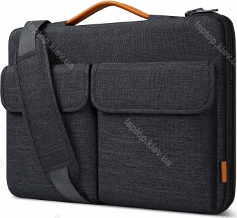 Inateck 14" EdgeKeeper 360° protective Laptop shoulder bag, black grey