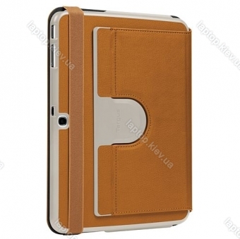 Targus Versavu Slim Galaxy Tab 4 10.1" Rotating Stand case light brown 