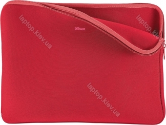 Trust Primo Soft sleeve 17.3" red