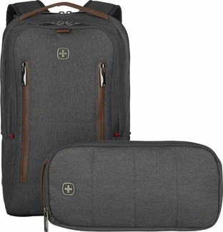 Wenger CityUpgrade рюкзак 16" with messenger bag grey