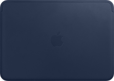 Apple MacBook 12 leather sleeve, Midnight Blue