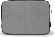 Dicota Skin flow 13-14.1" sleeve, grey/green