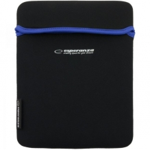 Esperanza neoprene 9.7" sleeve, black/blue
