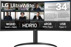 LG UltraWide 34WR55QK-B, 34"
