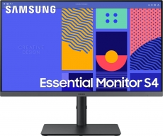 Samsung Essential monitor S4 S43GC, 24" 
