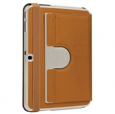 Targus Versavu Slim Galaxy Tab 4 10.1" Rotating Stand case light brown 