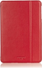 knomo Folio Hard Shell sleeve red for iPad mini