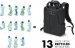 Dicota Eco Slim Pro for Microsoft Surface, notebook backpack, black