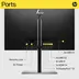 HP E24q G5, 23.8"