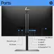 HP E27 G5, 5 Jahre Support, drei Jahre Garantie, 27"