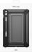 Samsung EF-RX610 Outdoor Cover for Galaxy Tab S9 FE+, Black 
