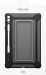Samsung EF-RX810 Outdoor Cover for Galaxy Tab S9+, Black 