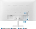 Samsung Smart monitor M5 M50C, white, 31.5" 