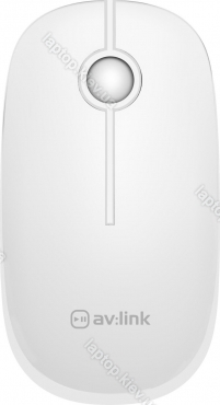 AV:Link 2.4G Ultra-Slim Silent wireless Mouse white, USB