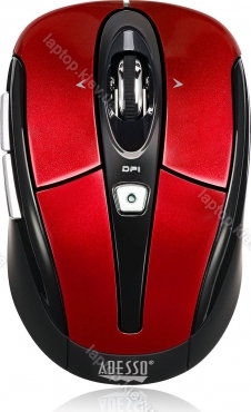 Adesso iMouse S60R wireless Programmable Nano Mouse red, USB