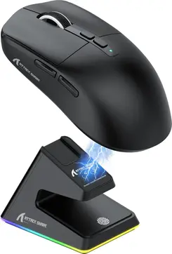 Attack Shark X6 wireless Gaming Mouse black, USB/Bluetooth