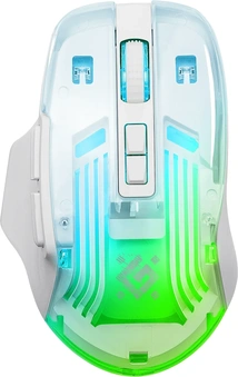 Defender Astro elite GM-056 wireless Gaming Mouse transparent/white, USB