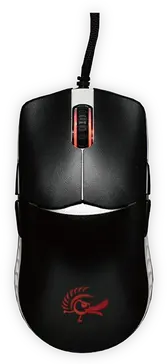 Ducky Feather Black & white Ultralight Gaming Mouse, Kailh Switches, USB