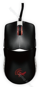 Ducky Feather Black & white Ultralight Gaming Mouse, Omron Switches, USB