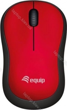 Equip Comfort wireless Mouse red, USB 