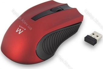 Ewent wireless Mouse 1000dpi red, USB 