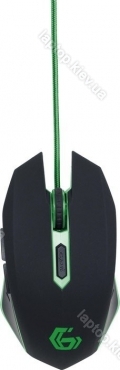 Gembird Gaming Mouse 001 black/green, USB