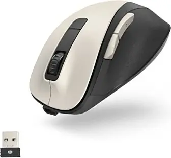 Hama MW-500 Recharge cream white, USB