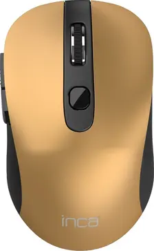 Inca IWM-233RG Silent wireless Mouse gold/black, USB
