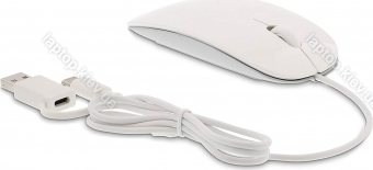 LMP MS-1657C Easy Mouse USB-C white/silver, USB 
